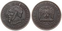 Francja, medal satyryczny wykonany na krążku 5 centimów