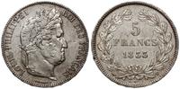 Francja, 5 franków, 1833 T