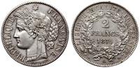 2 franki 1871 A, Paryż, srebro 9.99 g, lekko czy