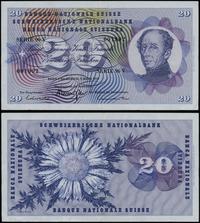 20 franków 7.03.1973, seria 96 V, numeracja 0019
