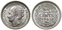 Niderlandy, 25 centów, 1943