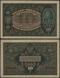 10 marek polskich 23.08.1919, seria II-EJ, numer