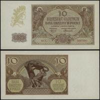 10 złotych 1.03.1940, seria L, numeracja 4867581