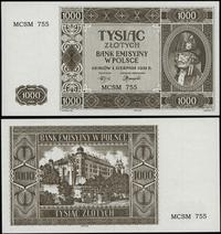 1.000 złotych 1.08.1941, MCSM 755 - KOPIA nie wp