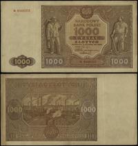 1.000 złotych 15.01.1946, seria N, numeracja 846