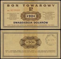 bon na 20 dolarów 1.10.1969, seria Eh, numeracja