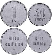 Polska, zestaw 5 żetonów - 5, 10, 20, 50, (groszy) i 1 złoty, ok. 1924-1927