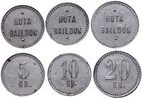 Polska, zestaw 5 żetonów - 5, 10, 20, 50, (groszy) i 1 złoty, ok. 1924-1927