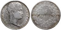 5 franków 1809 B, Rouen, srebro 24.93 g, Dav. 85