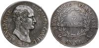 5 franków AN XI (1802-1803), Paryż, srebro 24.78