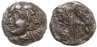brąz III w. pne, Aw: Głowa Satyra w lewo, Rw: Łu