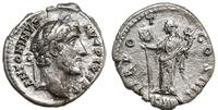 denar 145-161, Rzym, Aw: Głowa cesarza w wieńcu 