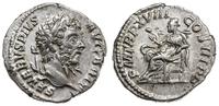 denar 210, Rzym, Aw: Popiersie cesarza w wieńcu 