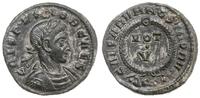 follis 321, Aquileia, Aw: Popiersie cesarza w wi