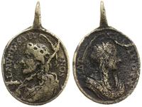 medalik religijny z uszkiem XVII/XVIII w., Aw: P