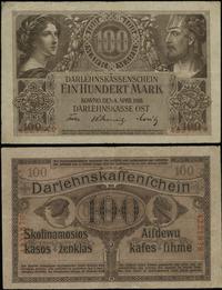 100 marek 4.04.1918, Kowno, numeracja 4221879, l