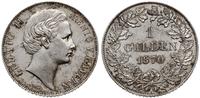 1 gulden 1870, Monachium, pięknie zachowane, AKS