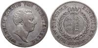 1 gulden 1824 W, Stuttgart, rzadki, AKS 79, Klei