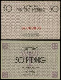 50 fenigów 15.05.1940, numeracja 862387 w kolorz