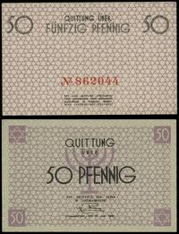 50 fenigów 15.05.1940, numeracja 862044 w kolorz