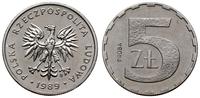 Polska, 5 złotych, 1989