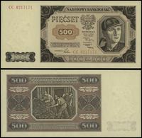 500 złotych 1.07.1948, seria CC, numeracja 82171