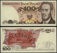 100 złotych 1.06.1982, seria KF, numeracja 51555