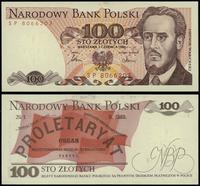 100 złotych 1.06.1986, seria SP, numeracja 80662