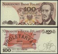100 złotych 1.12.1988, seria TK, numeracja 48295