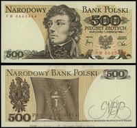 500 złotych 1.06.1982, seria FW, numeracja 66634
