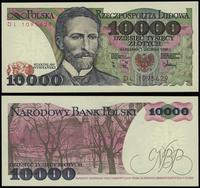 10.000 złotych 1.12.1988, seria DL, numeracja 10