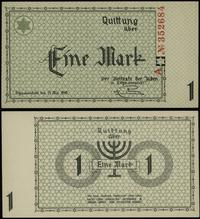 1 marka 15.05.1940, seria A, numeracja 352684, p