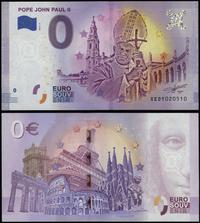 banknot kolekcjonerski 0 Euro 2019, Jan Paweł II