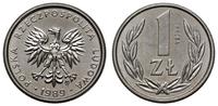 Polska, 1 złoty, 1989