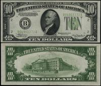 10 dolarów 1934, seria B94903373A, zielona piecz