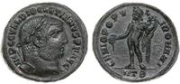 follis 297-298, Heraclea, Aw: Głowa cesarza w wi