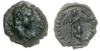 brąz 198-217, Aw: Głowa cesarza w wieńcu laurowy