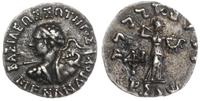 drachma 160-145 pne, Pushkalavati, Aw: Popiersie