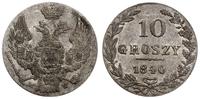 10 groszy 1840, Warszawa, ładnie zachowana monet