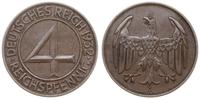 Niemcy, 4 fenigi, 1932 A