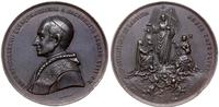 medal  1887, Aw; Popiersie papieża w lewo i napi