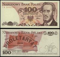 100 złotych 1.12.1988, seria TB, numeracja 50555