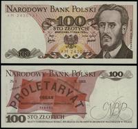 100 złotych 17.05.1976, seria AM, numeracja 2430