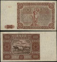 100 złotych 15.07.1947, Ser. F, numeracja 492117