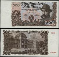 Austria, 500 szylingów, 2.01.1953