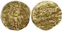 dukat 1649, złoto 3.38 g, nierówno wycięty krąże