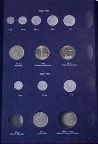 Polska, klaser z monetami polskimi z lat 1949-1972