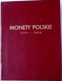 klaser z monetami polskimi z lat 1973-1986, nomi