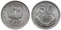 50 groszy 1971, Warszawa, aluminium, bardzo ładn
