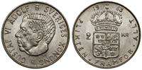 2 korony 1963, Sztokholm, srebro próby '400', ba